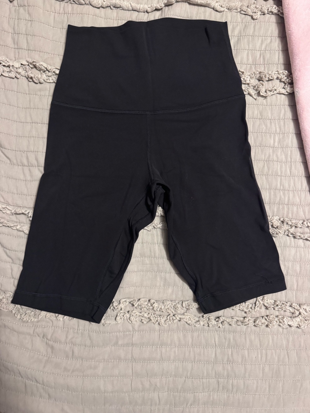 lululemon athletica Black High-Rise Athletic Bike Shorts